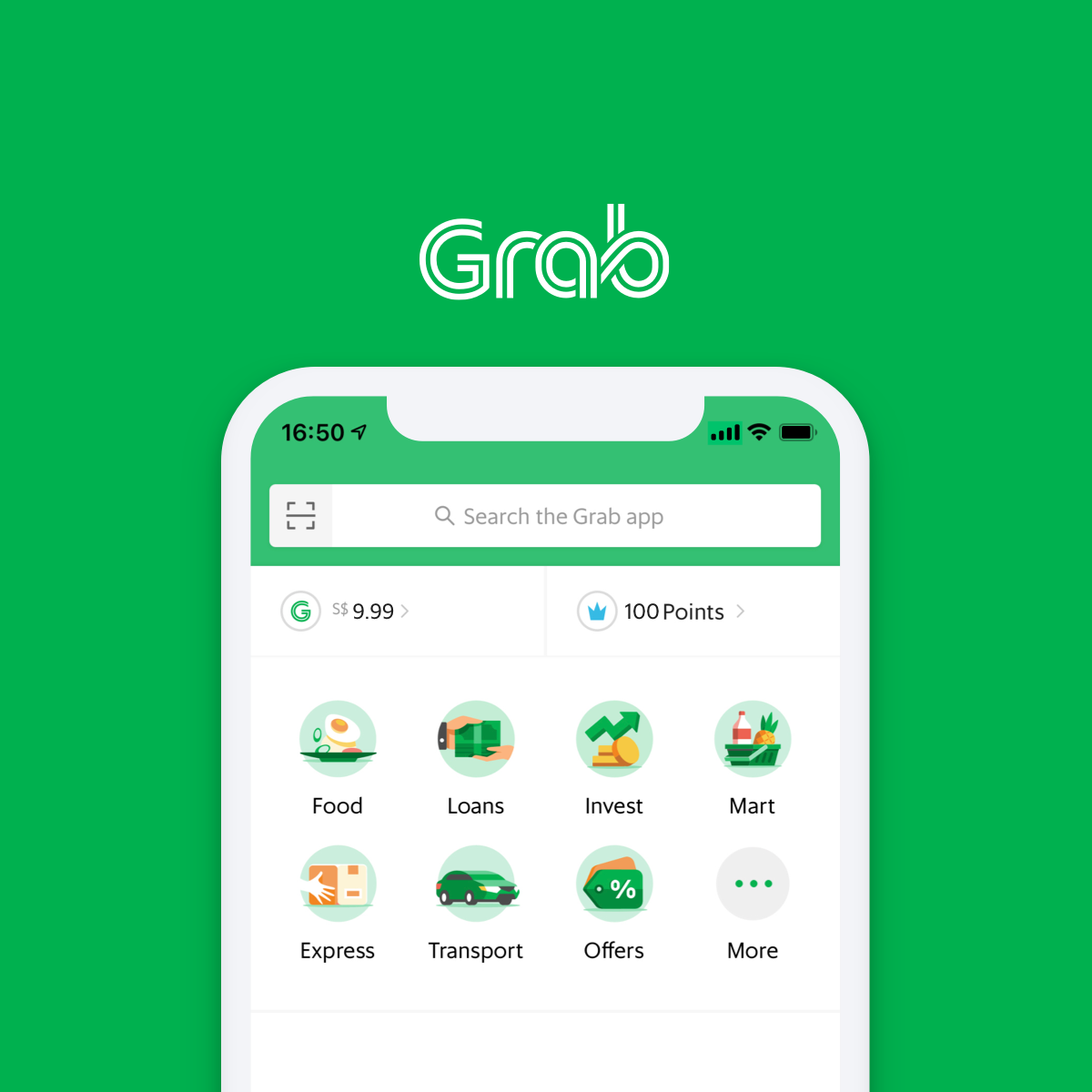 Grab icons